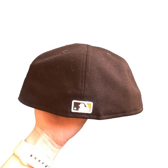 nwt new era san diego padres flower fitted hat 7 1/2 - Picture 3 of 5